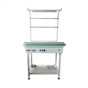 प्रकाश के साथ कन्वेयर